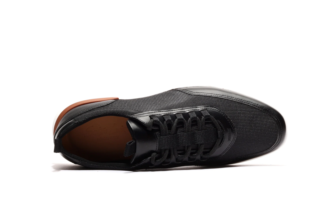 SLT2481, Santino Luciano, Elias - Men's Performance Sport Sneakers - Black