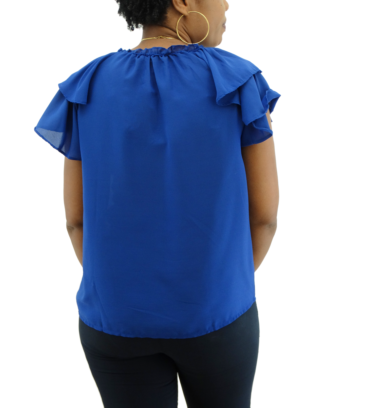 SM3234, Snowflake Women's Short Sleeve Blouse (M-XXL)