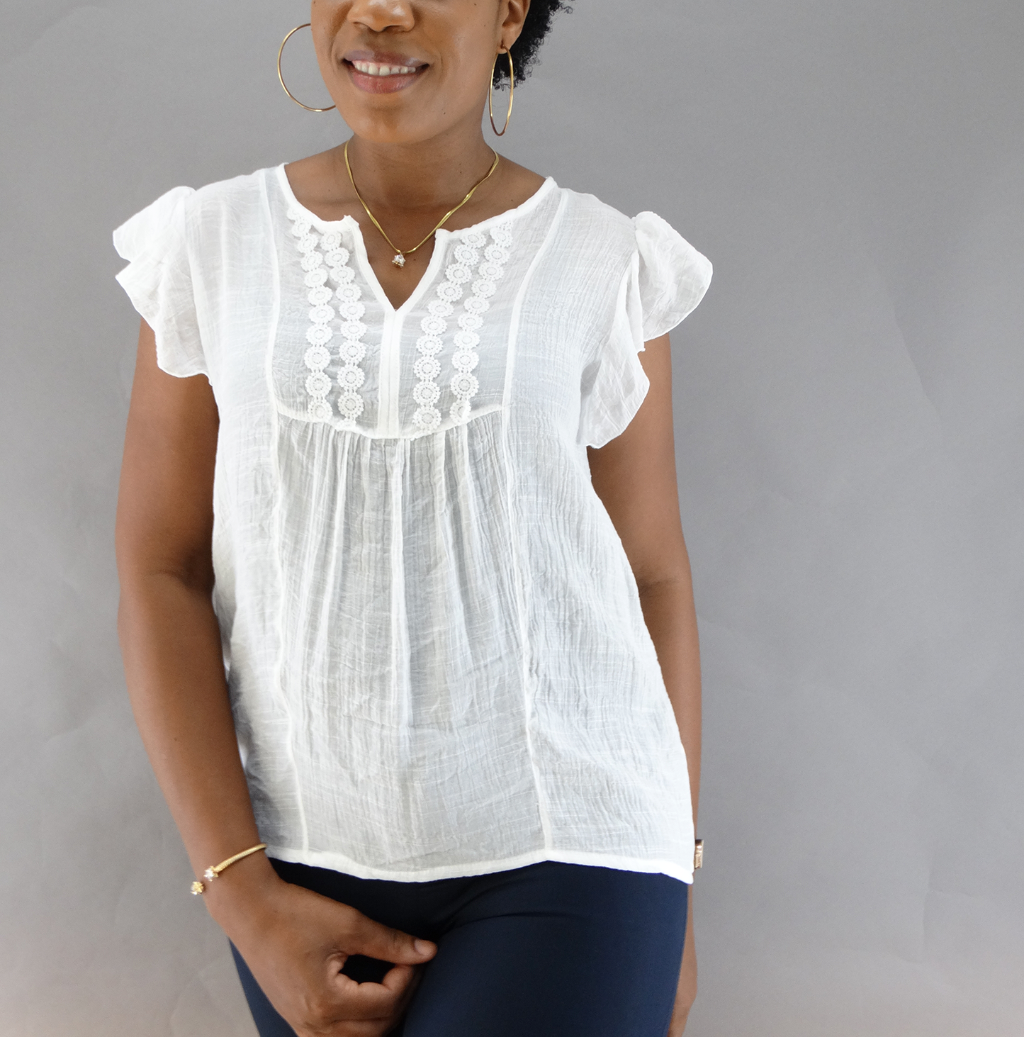 SM3236, Snowflake Women's  Blouse ( M-XXL)
