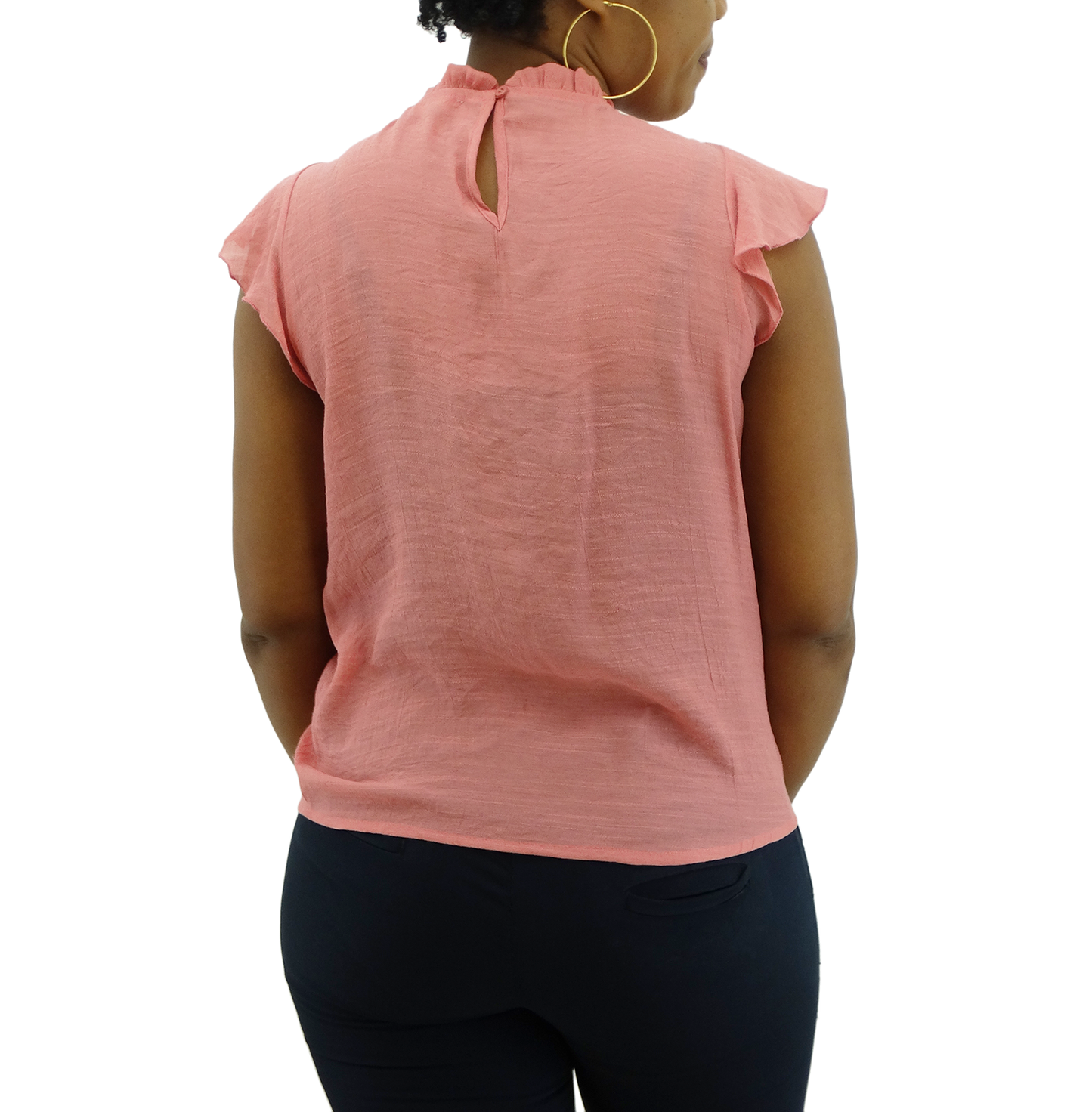 SM3238, Snowflake Women's S/Sleeve Blouse (S-XL)