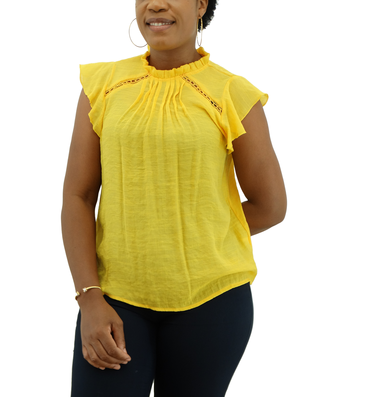 SM3238, Snowflake Women's S/Sleeve Blouse (S-XL)