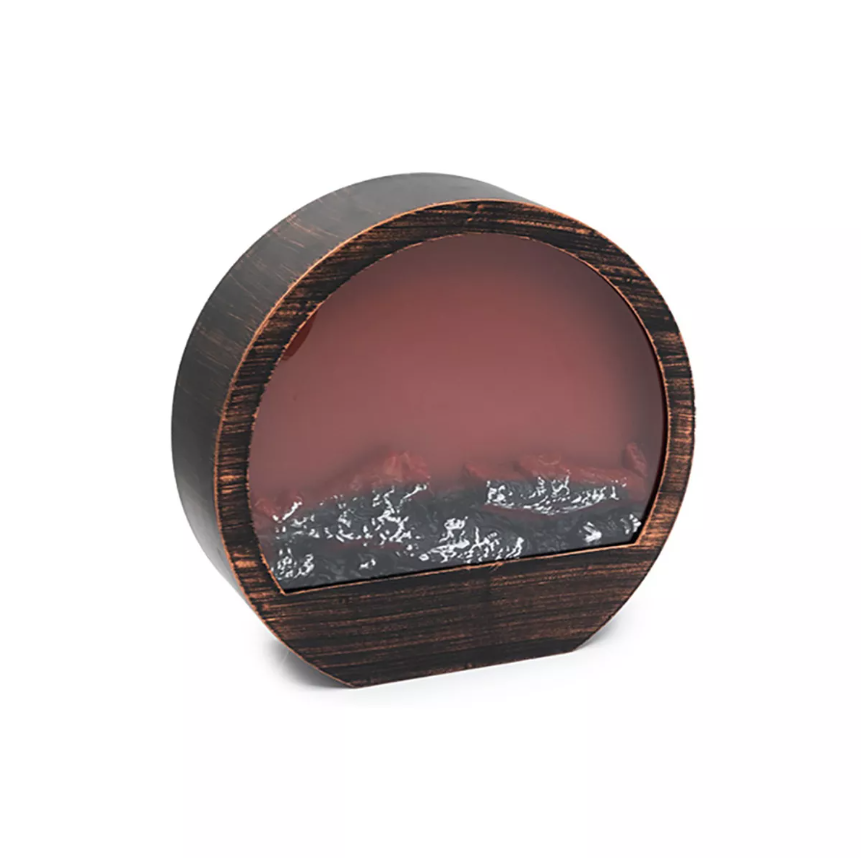 SP53T, LED Fireplace Lantern - Rustic Finish 12" x 11.5" (30cm x 29cm)