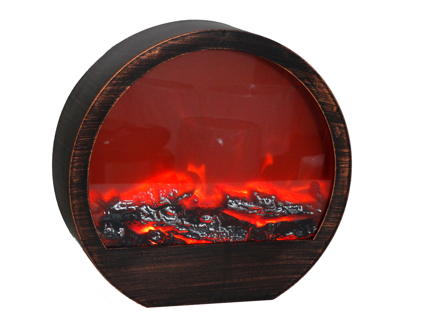 SP53T, LED Fireplace Lantern - Rustic Finish 12" x 11.5" (30cm x 29cm)
