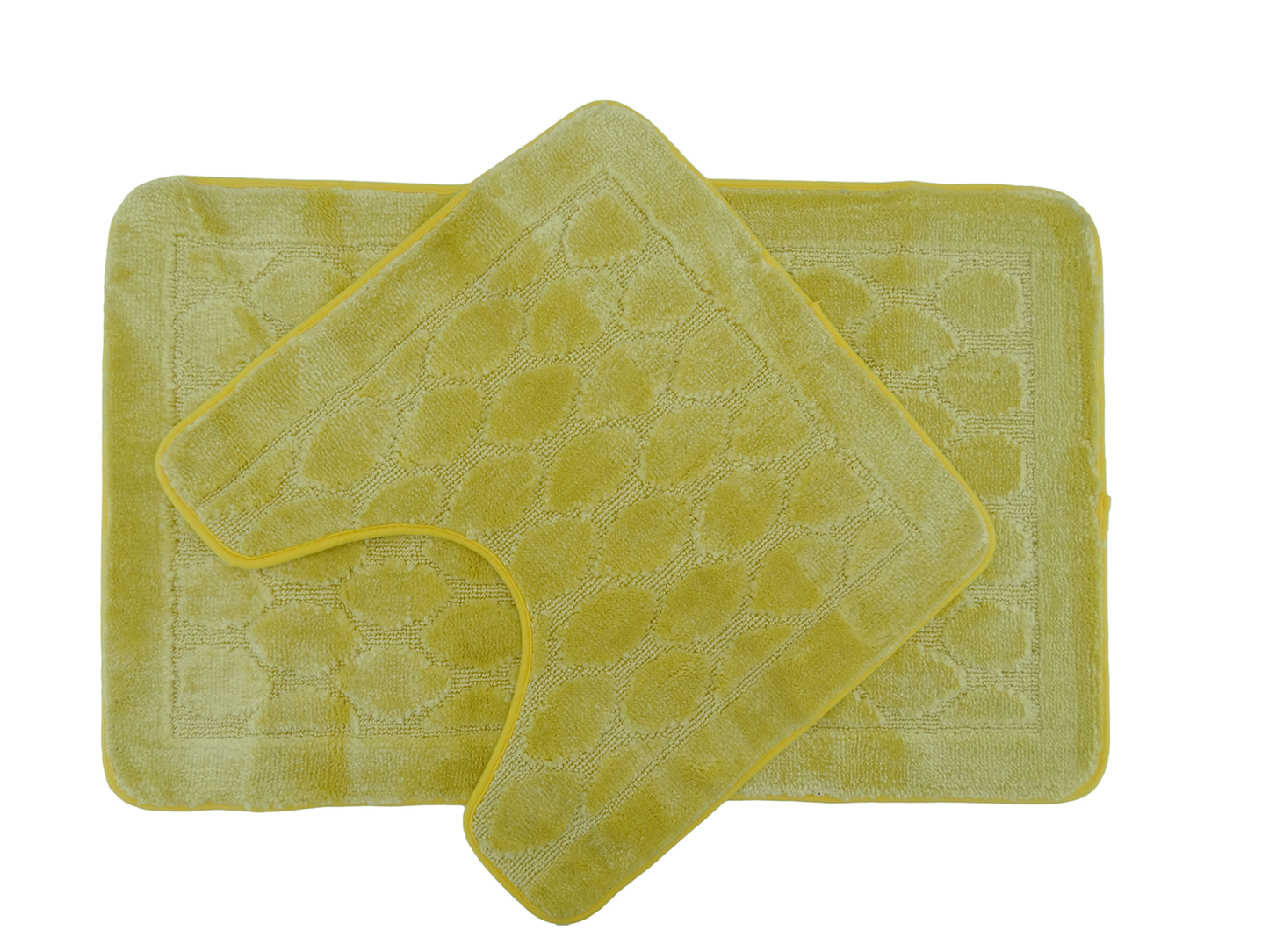 Simple Bath - 2Pc Luxury Acrylic Polyester Bath Rug Set