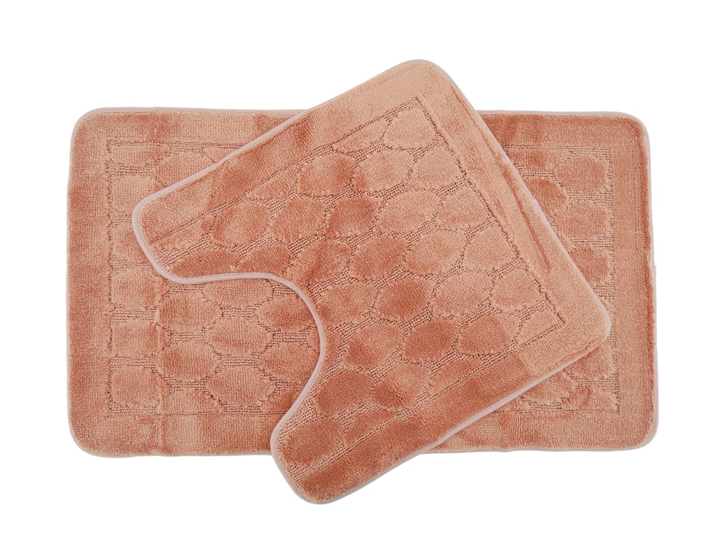 Simple Bath - 2Pc Luxury Acrylic Polyester Bath Rug Set