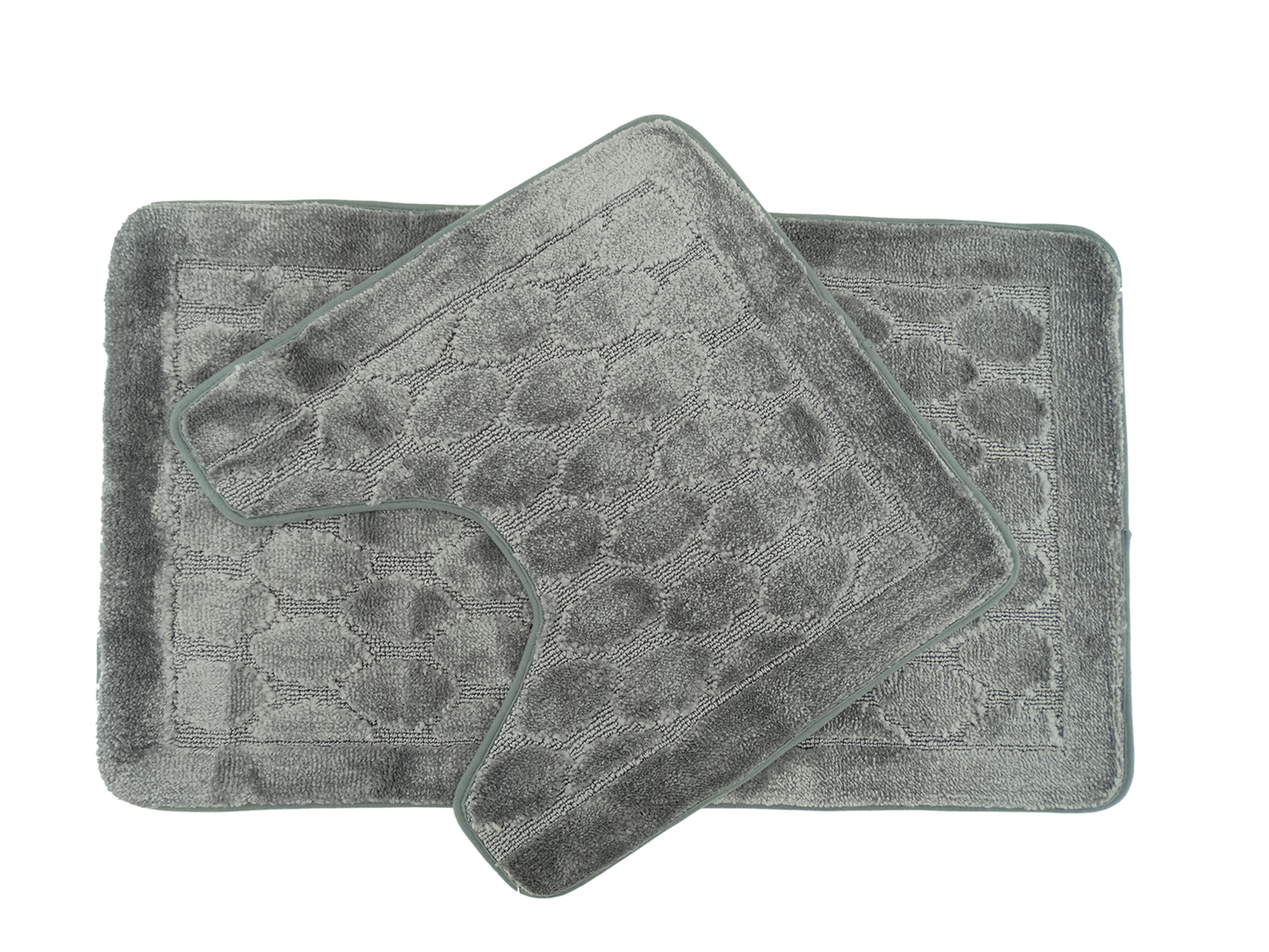 Simple Bath - 2Pc Luxury Acrylic Polyester Bath Rug Set