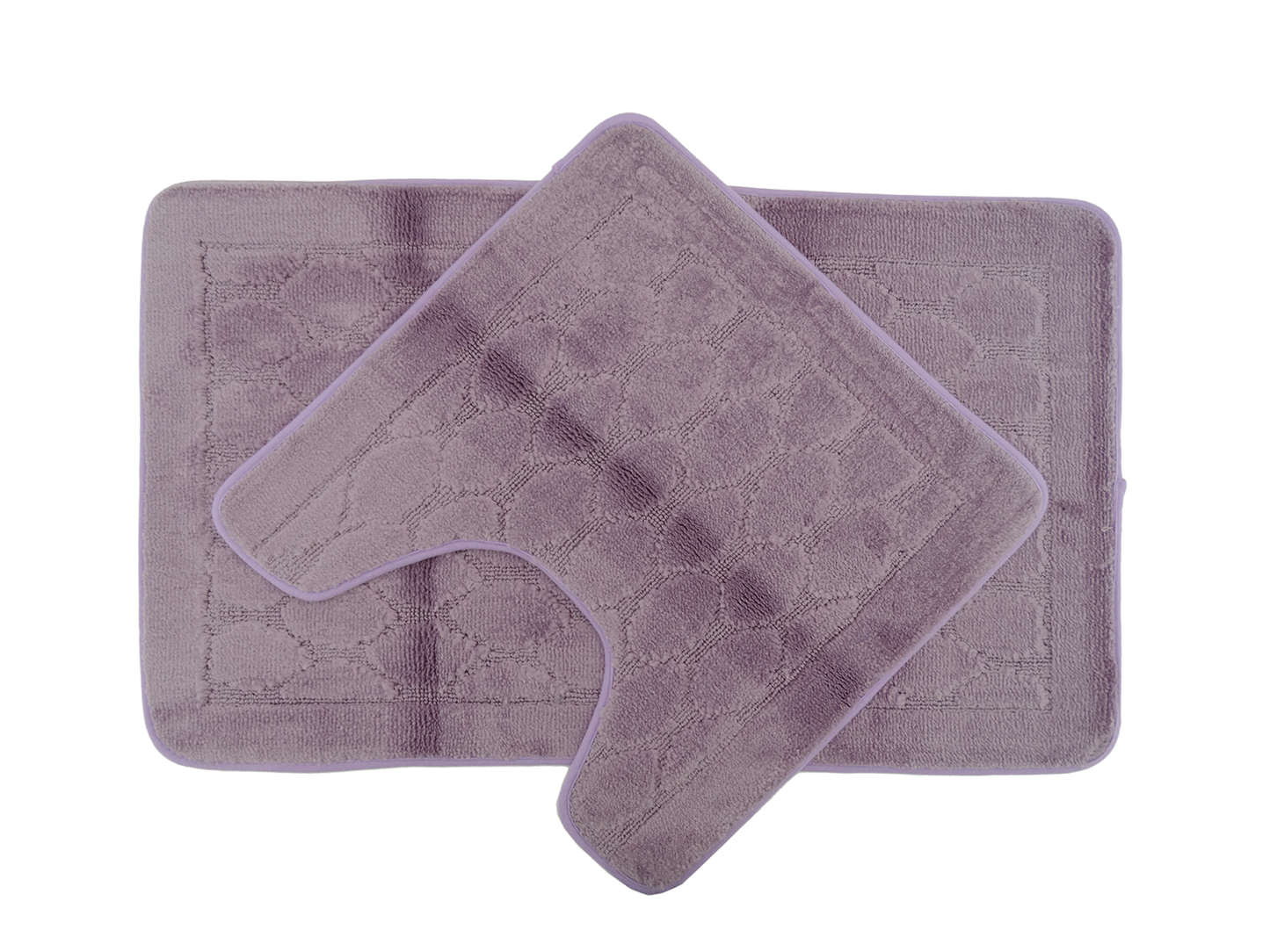 Simple Bath - 2Pc Luxury Acrylic Polyester Bath Rug Set