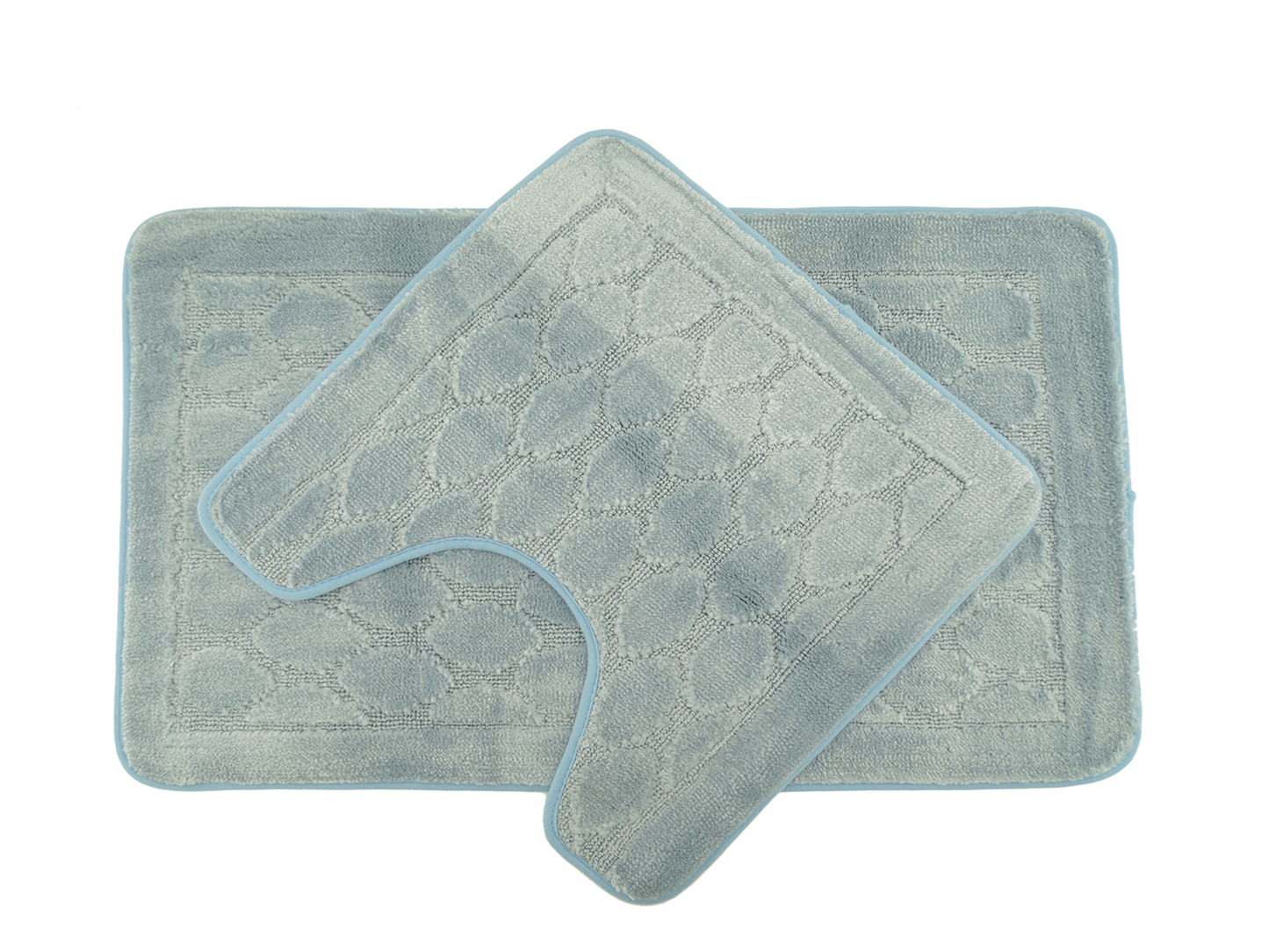 Simple Bath - 2Pc Luxury Acrylic Polyester Bath Rug Set