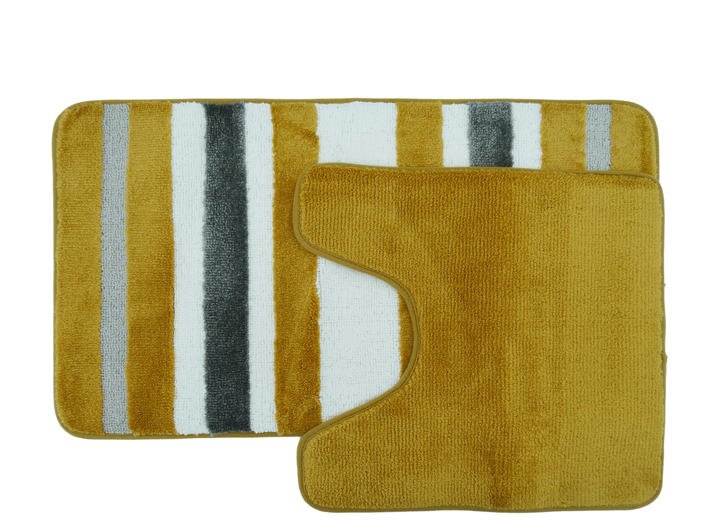 Simple Bath - 2Pc Luxury Acrylic Polyester Bath Rug Set