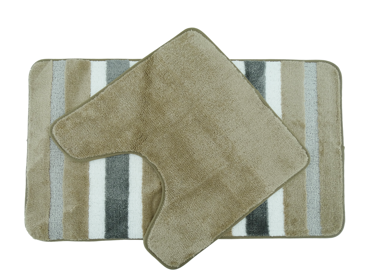 Simple Bath - 2Pc Luxury Acrylic Polyester Bath Rug Set