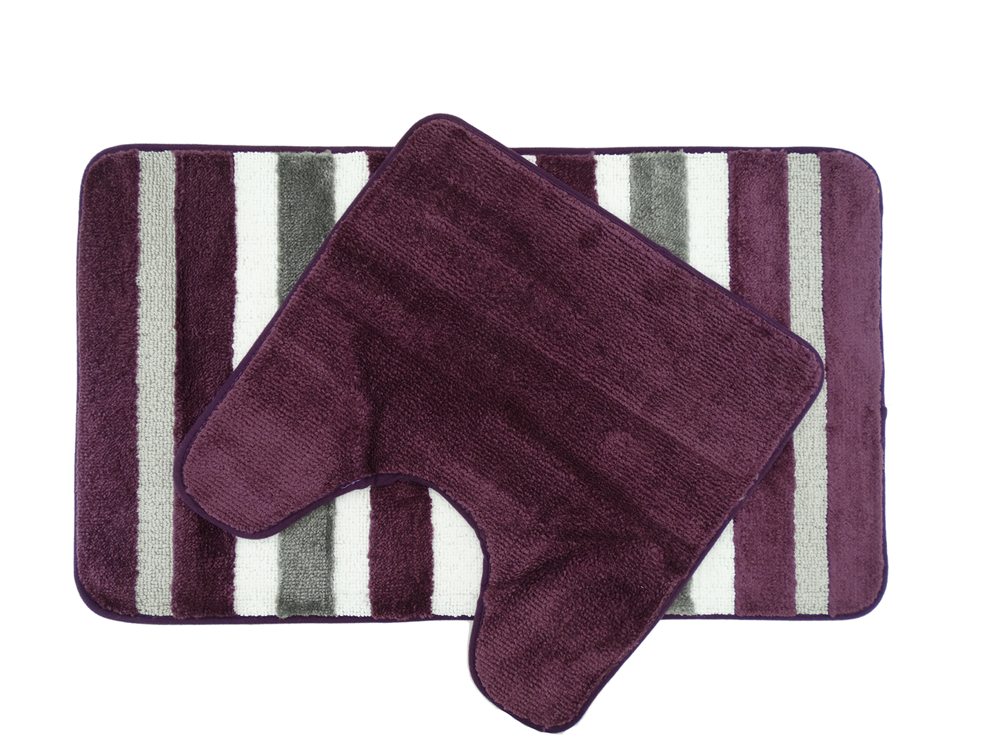 Simple Bath - 2Pc Luxury Acrylic Polyester Bath Rug Set