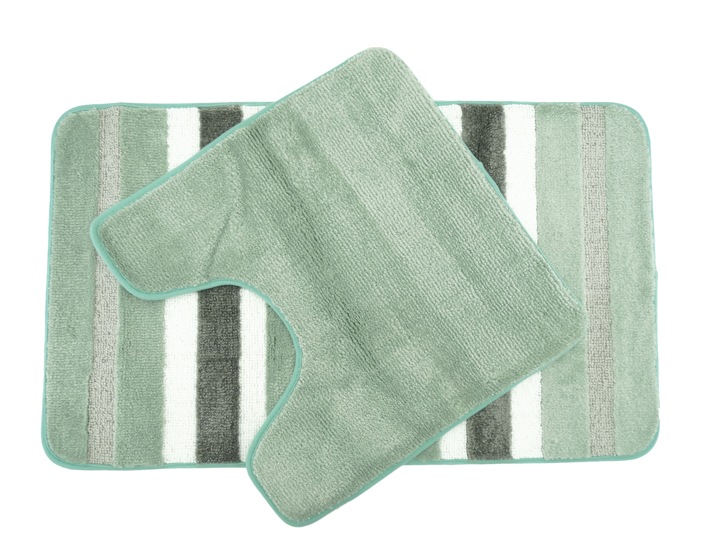 Simple Bath - 2Pc Luxury Acrylic Polyester Bath Rug Set