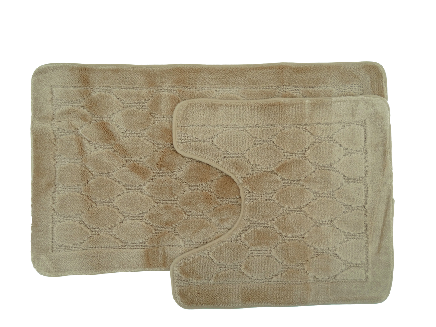 Simple Bath - 2Pc Luxury Acrylic Polyester Bath Rug Set