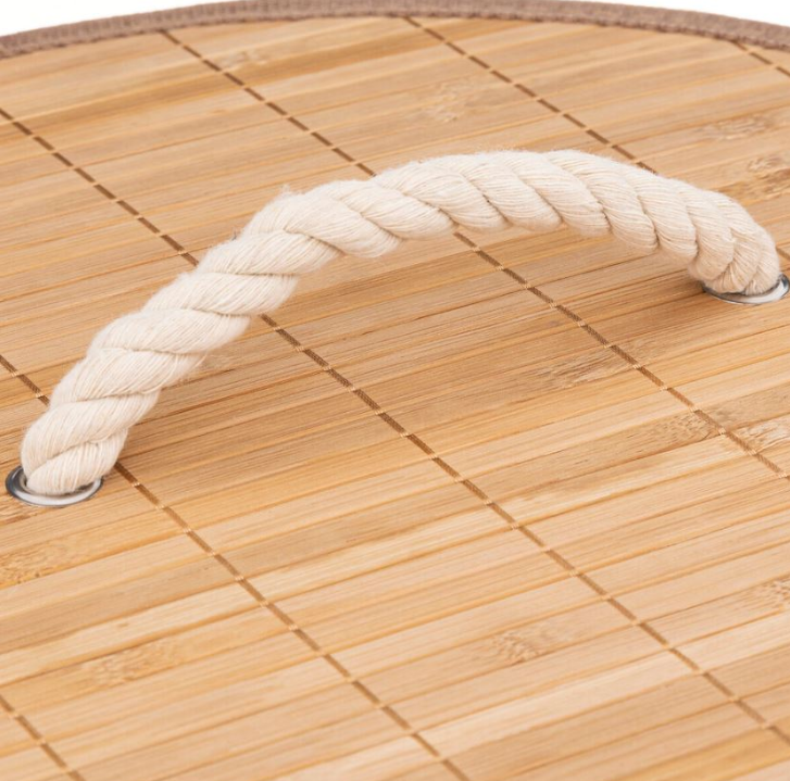 SSB0598A, Bamboo Laundry Basket- Round
