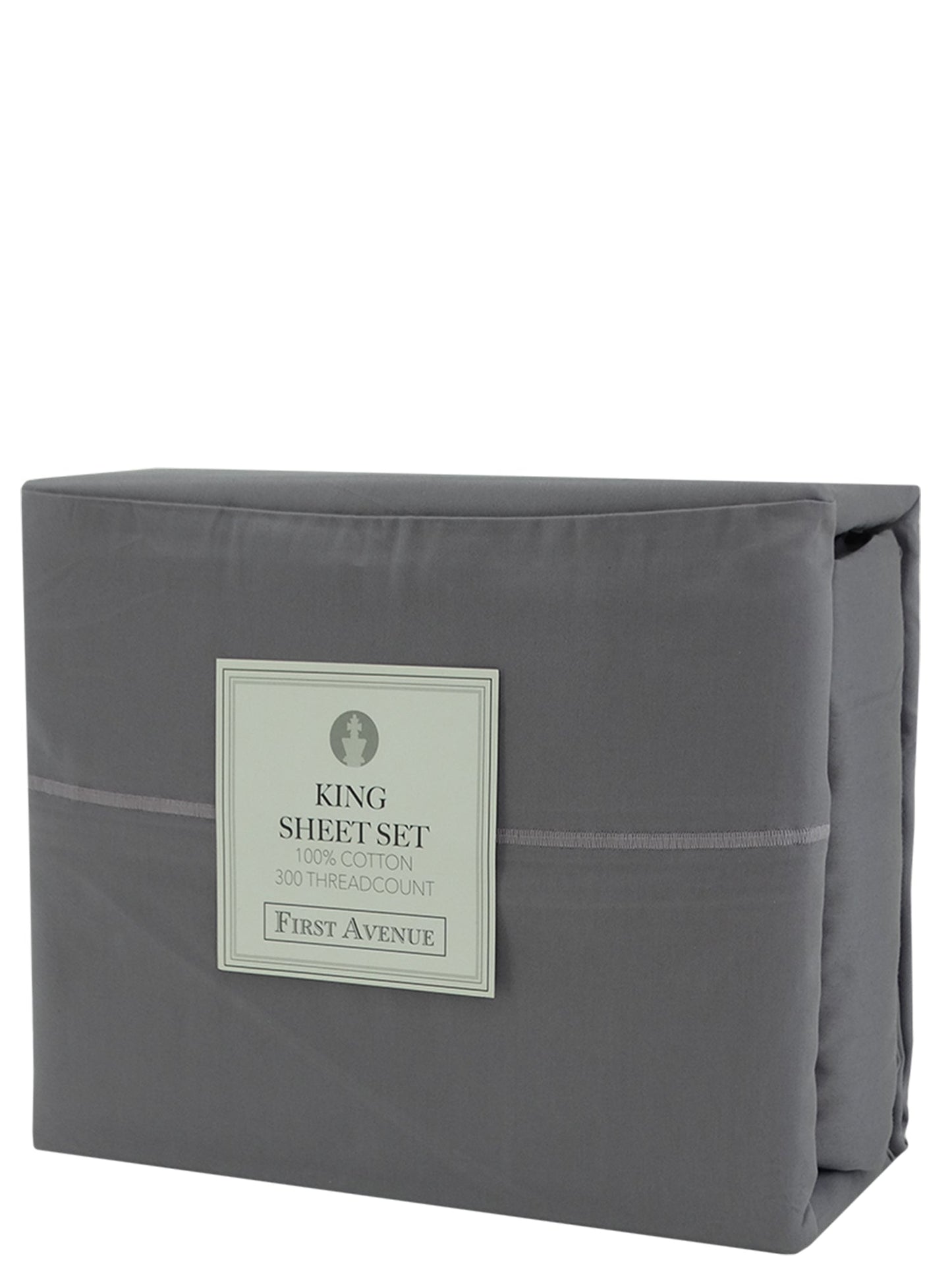 SSKING300FA, First Avenue - 4Pc Cotton King Sheet Set 300 Thread count - Asst