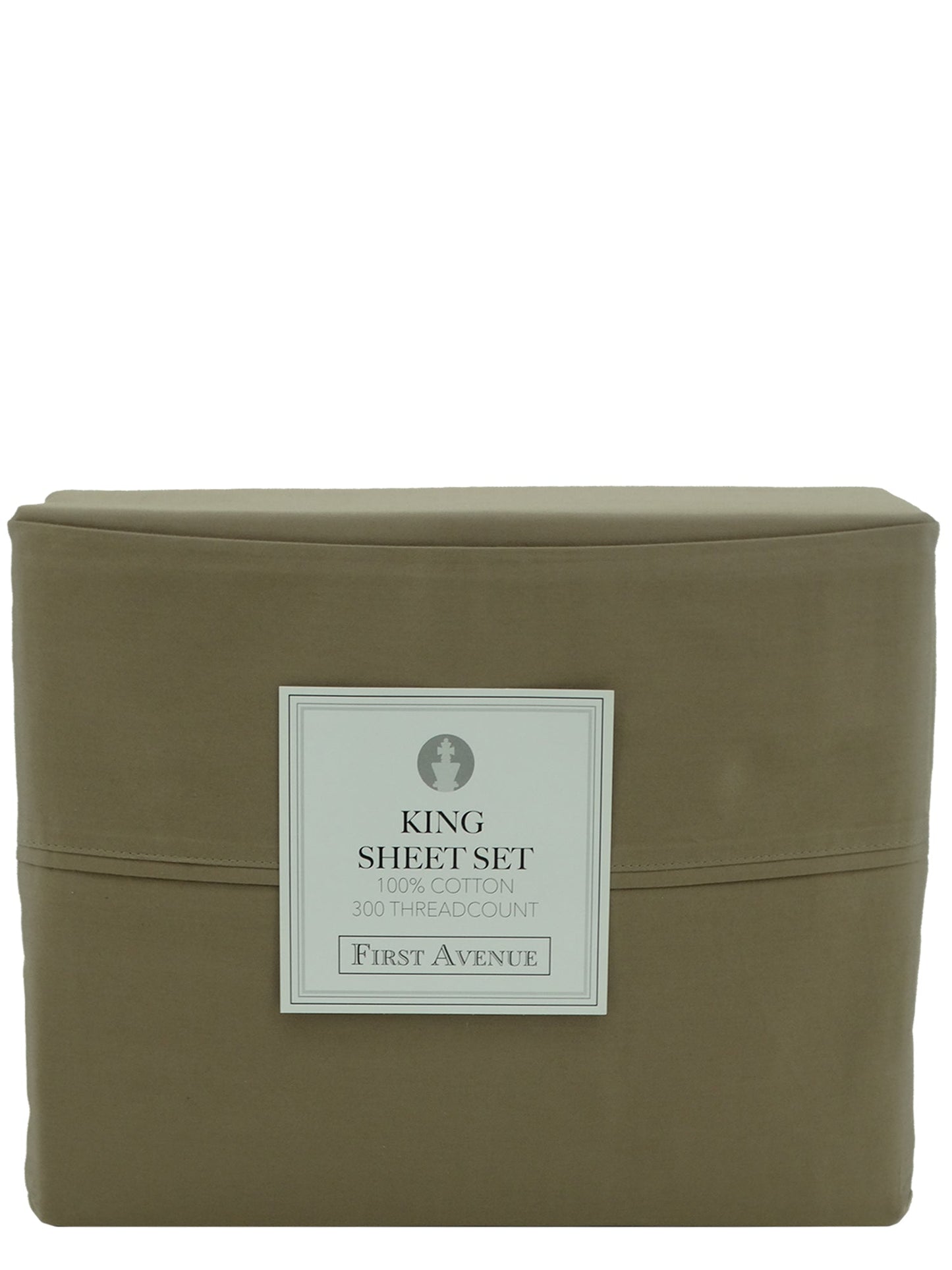 SSKING300FA, First Avenue - 4Pc Cotton King Sheet Set 300 Thread count - Asst