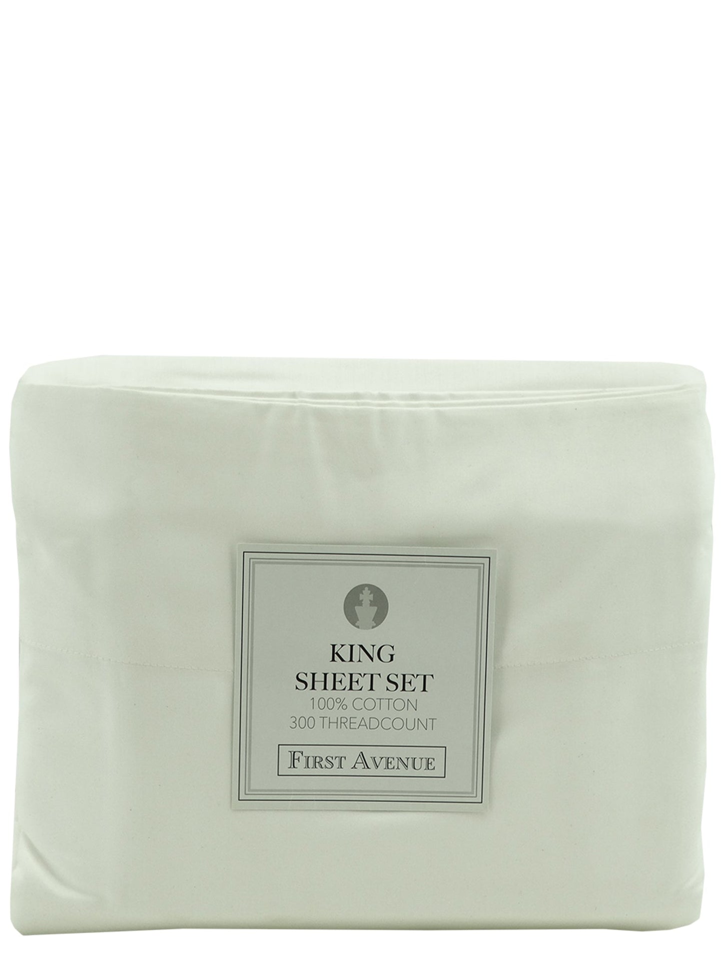 SSKING300FA, First Avenue - 4Pc Cotton King Sheet Set 300 Thread count - Asst