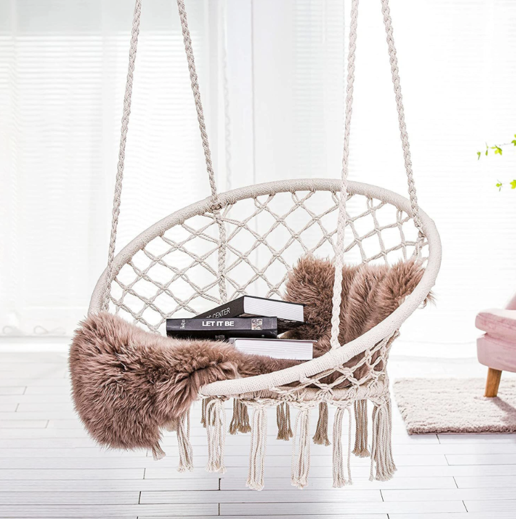 YRGA040,  Hanging Chair - Iron w/ Rope