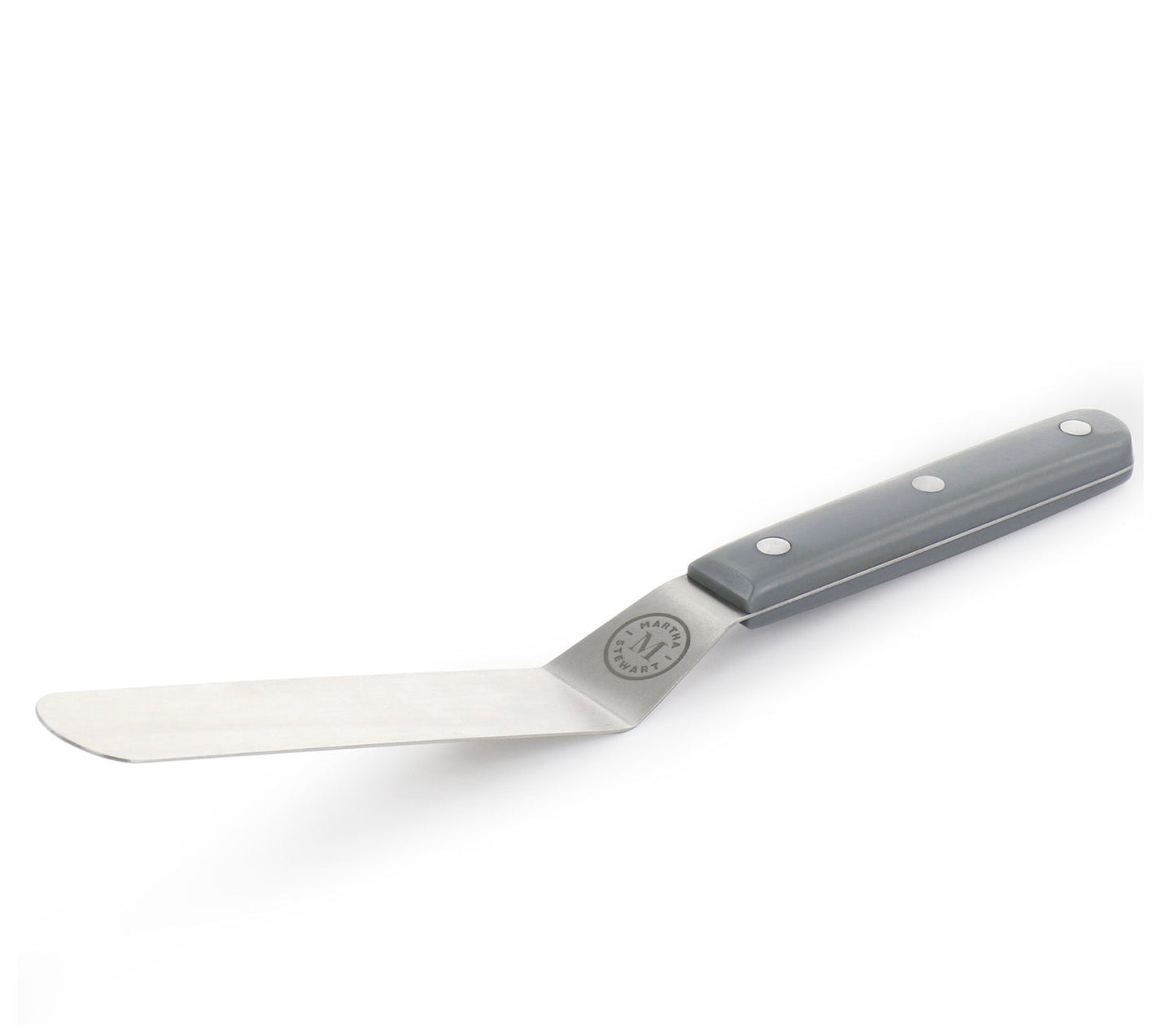 523-0632, Martha Stewart, 9.5" S/S Offset Spreader - Grey