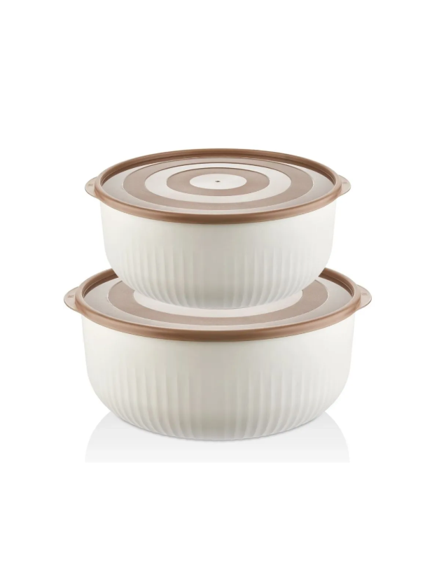VP383, Vip Ahmet - Round Storage Containers w/Lid (11L & 8L)