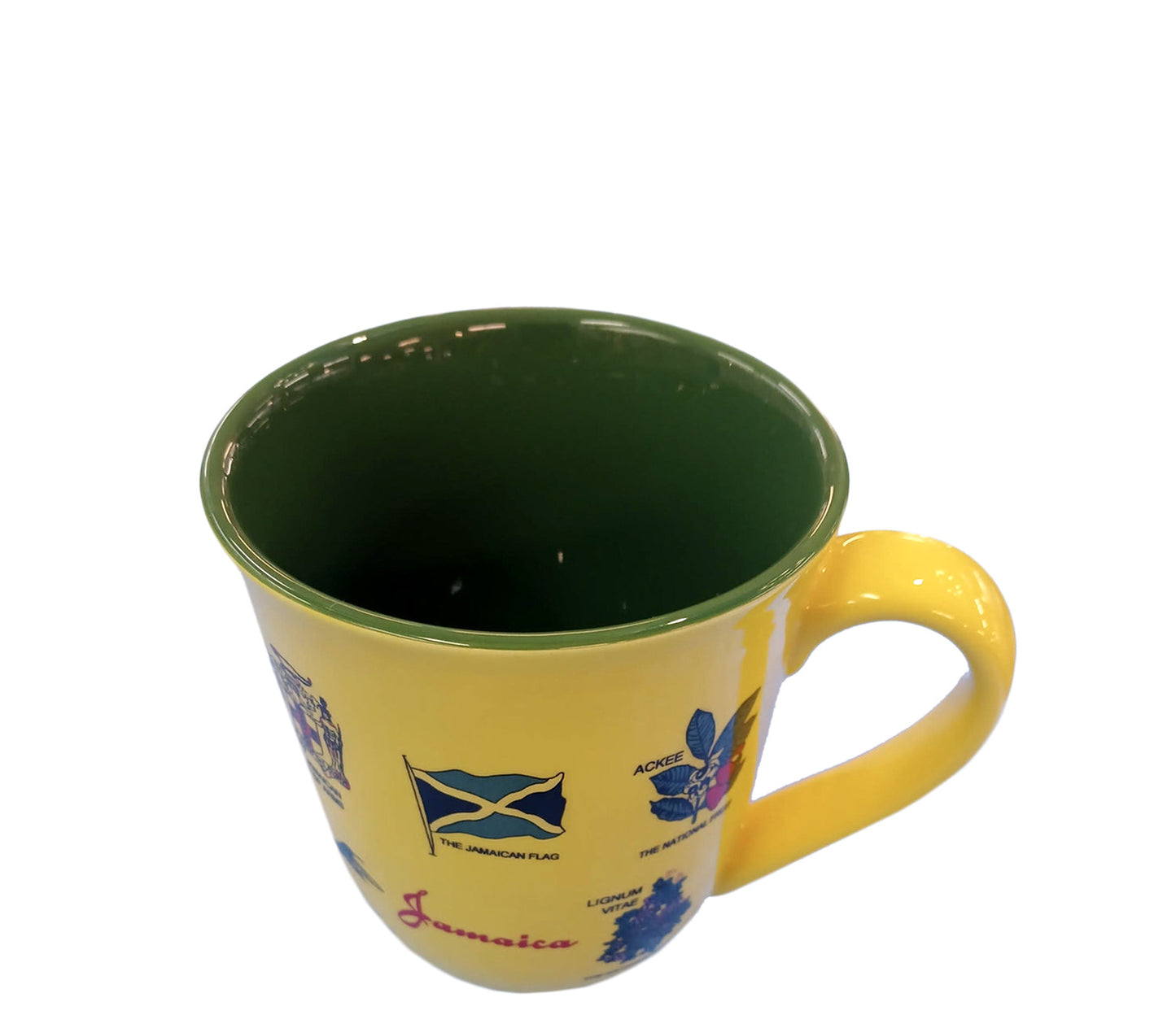 W144770/71/69, Green & Yellow Heritage Tulip Mug