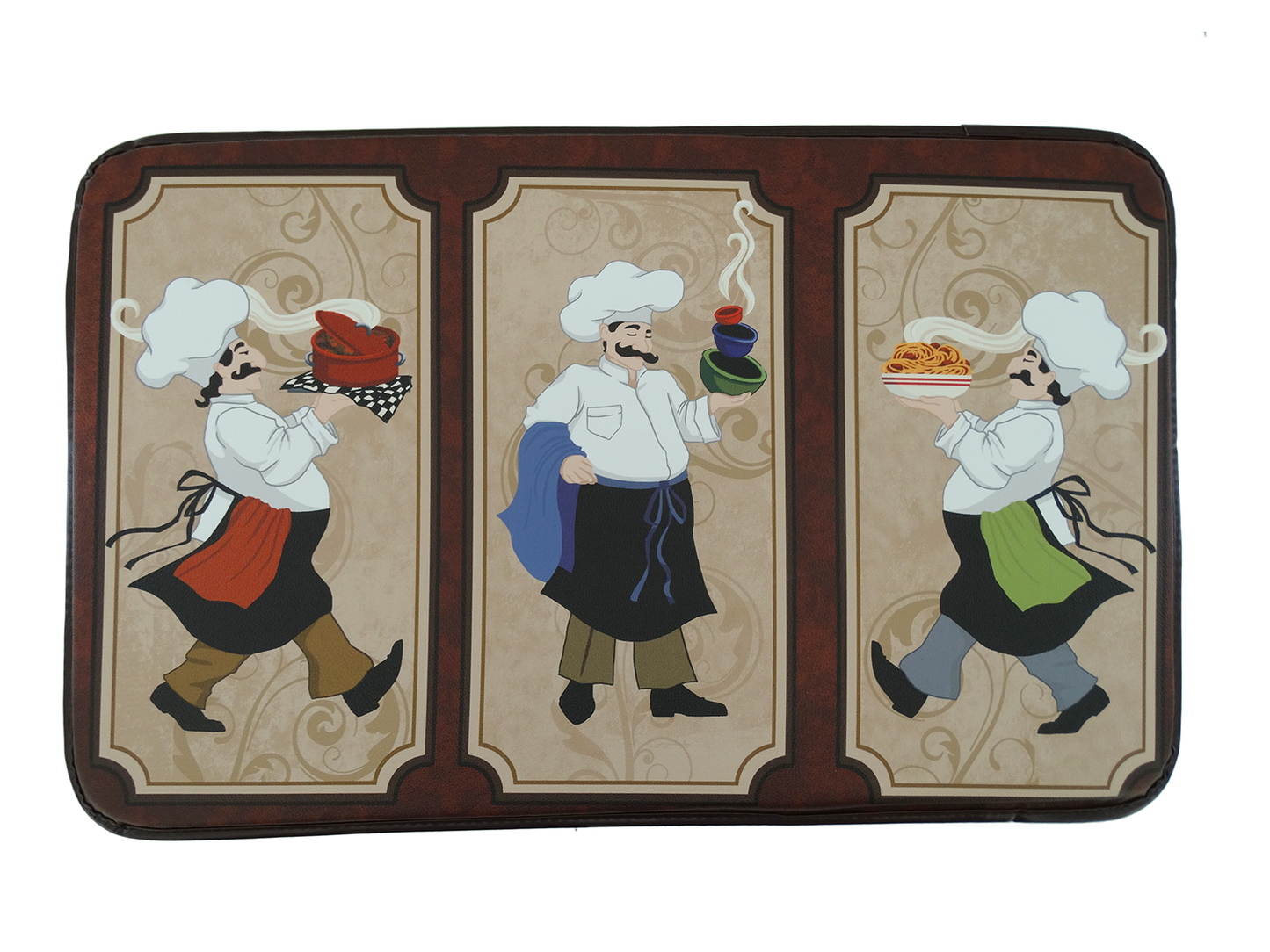 YMK009275, Chef Gear - Printed Memory Foam Kitchen Mat 18x30" Asst