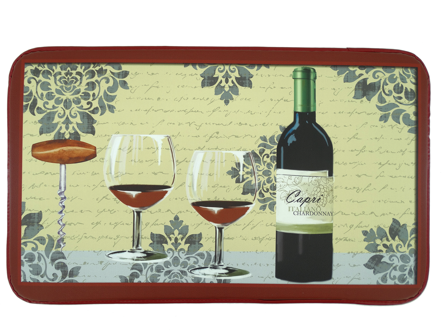 YMK009275, Chef Gear - Printed Memory Foam Kitchen Mat 18x30" Asst