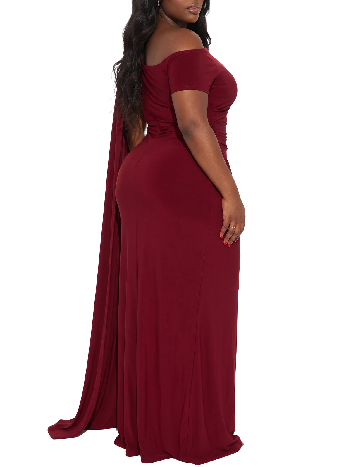 NAD83000, After Thought Ladies Dress Burgundy