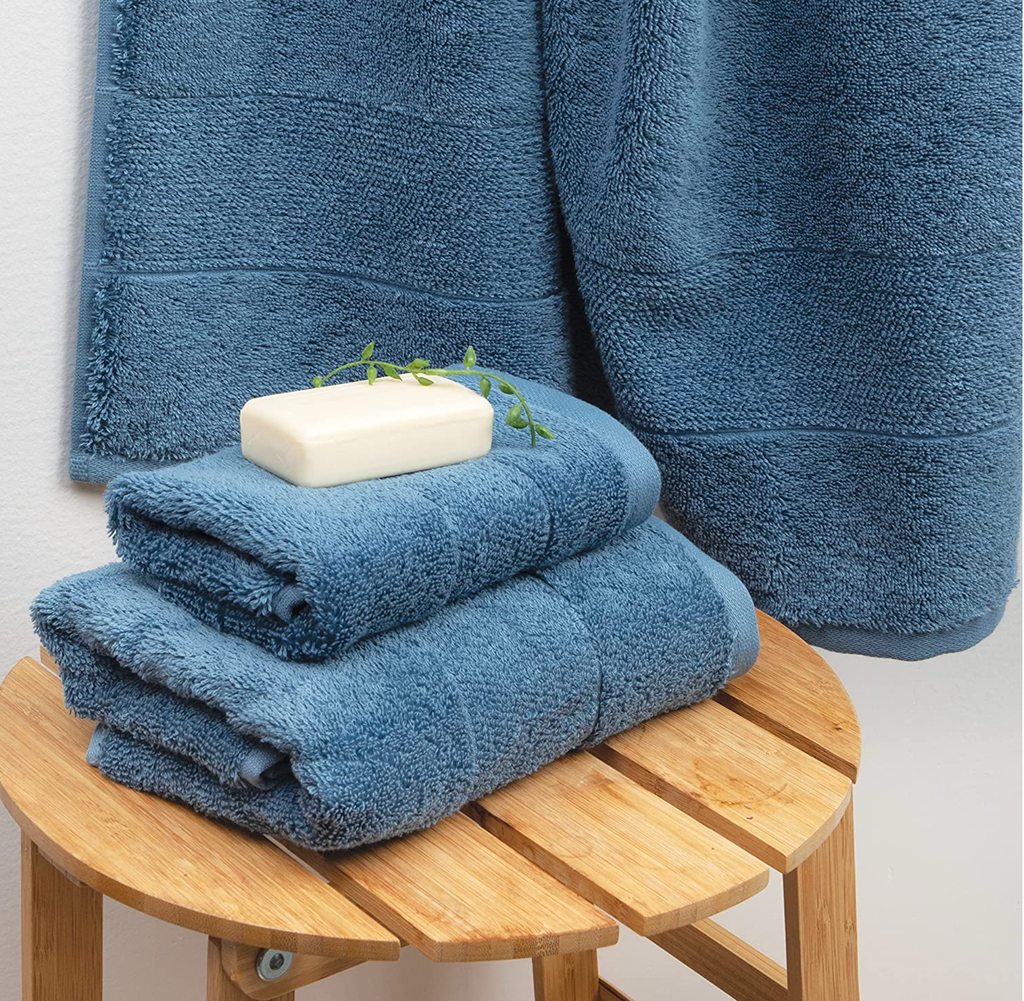 HTTS1832CBL, Aston Arden Hand Towel-Copen Blue
