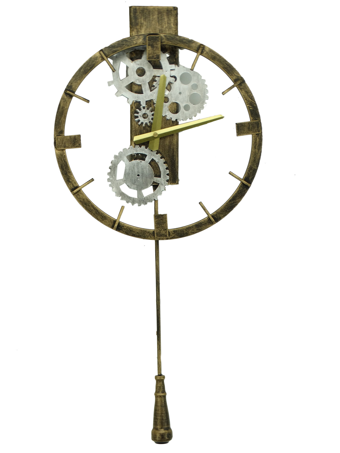 BLK3001, Antique Metal Wall Clock