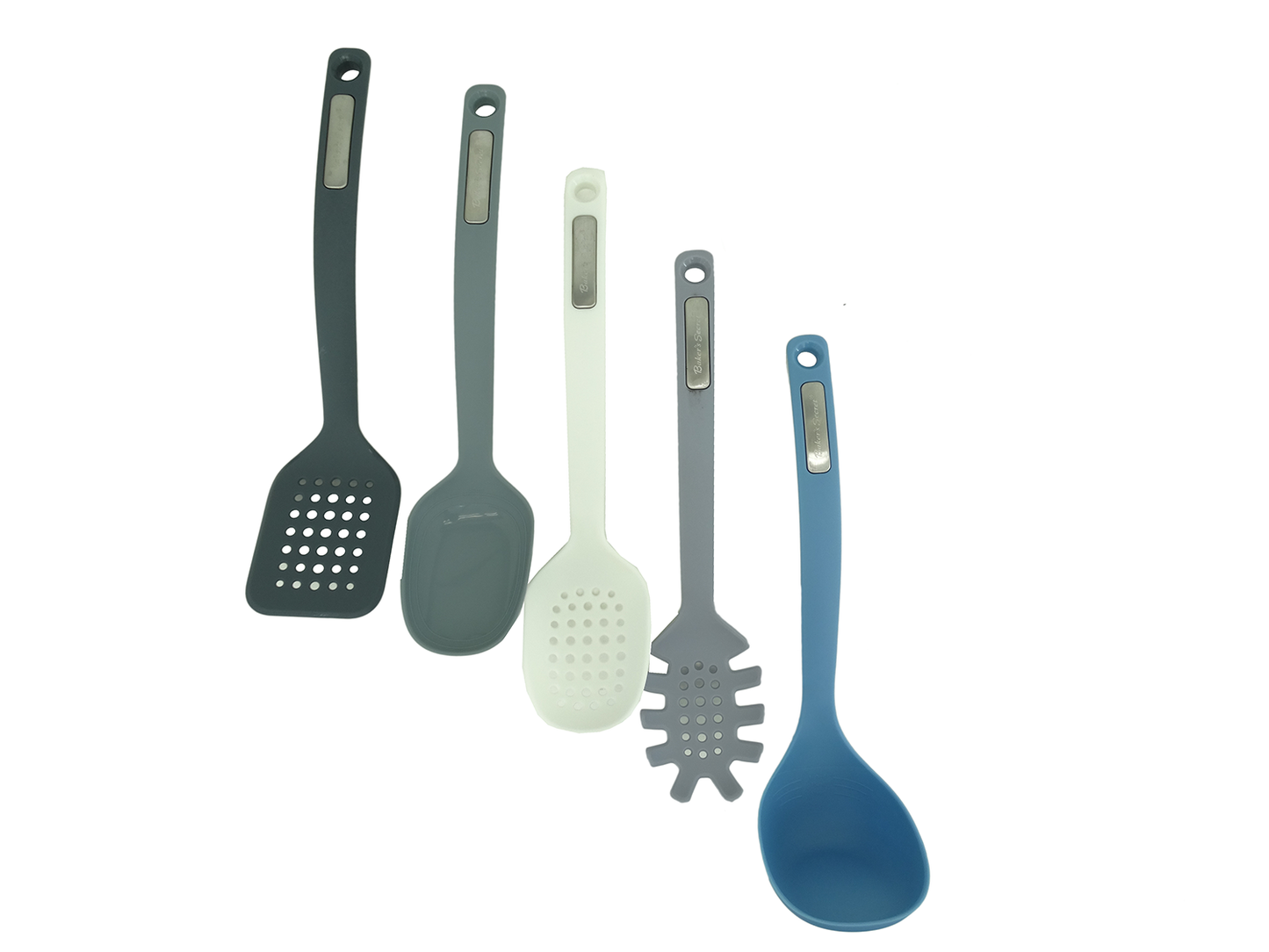 BS40455, Baker's Secret - 5IN1 Nylon Kitchen Utensils (32cm)
