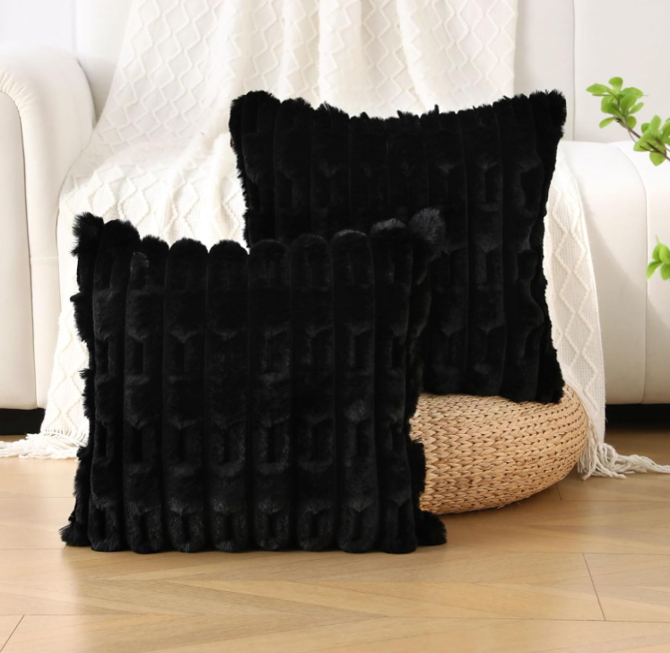 BZ41A, Faux Fur Cushion