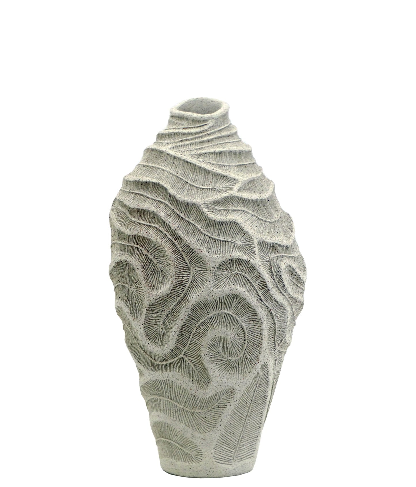 234910, Vase Resin Coral 10"