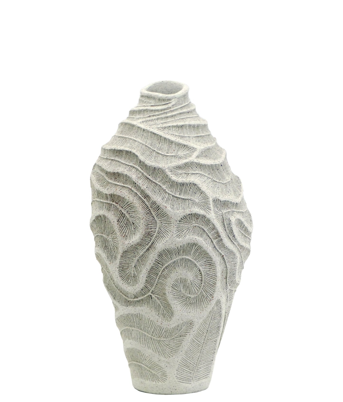 234910, Vase Resin Coral 10"