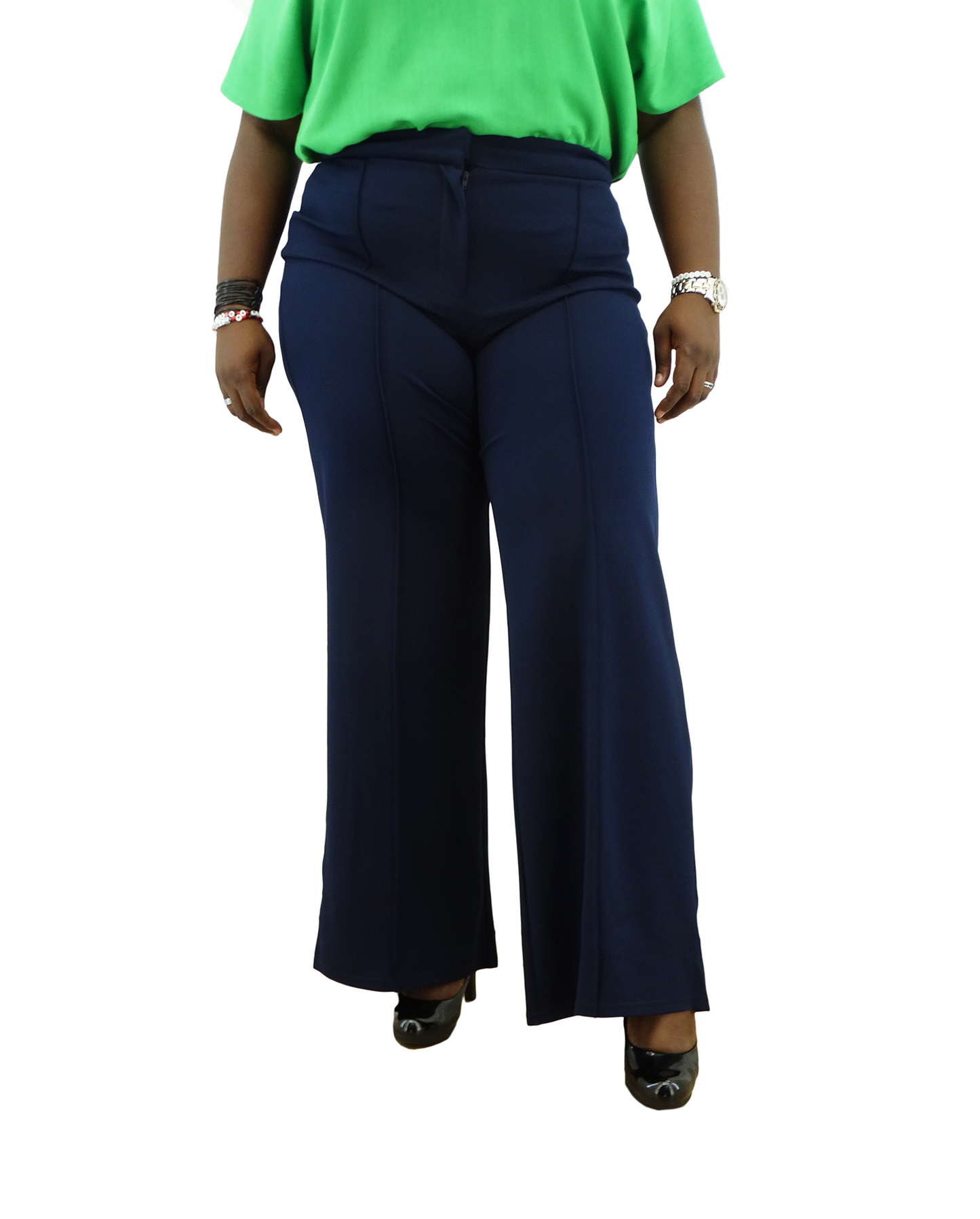 D36294P, Dazz - Women's Plus Palazzo Pants