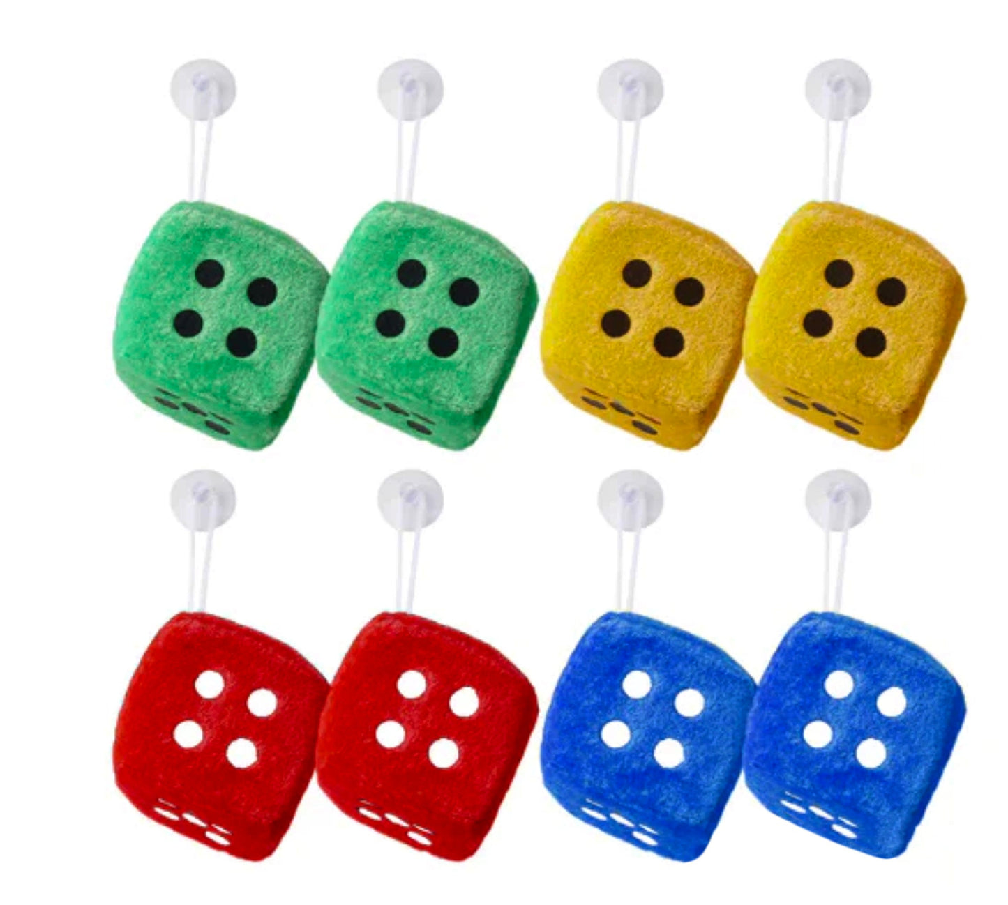 40988, Cloud Burst Plush Dice Vehicle Air Freshener