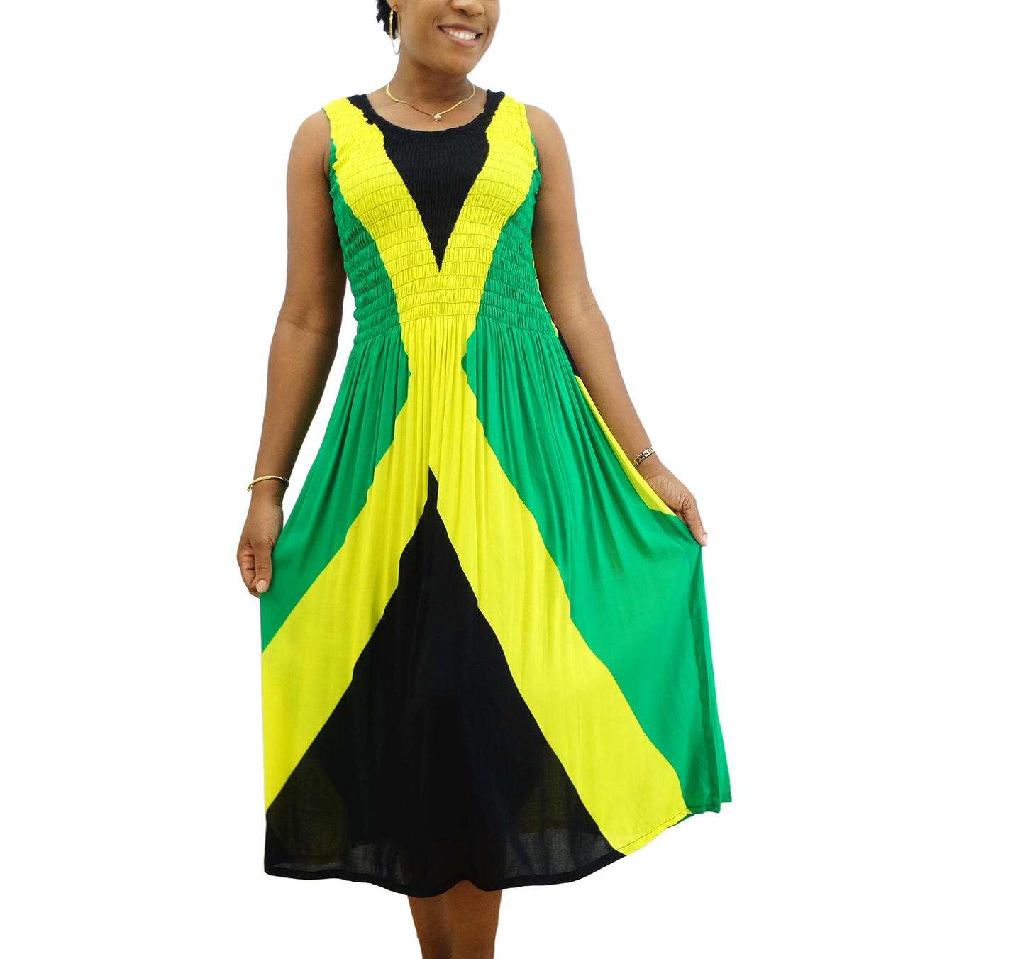 DS-2101, Ladies  Long Cotton Dress Asst Styles