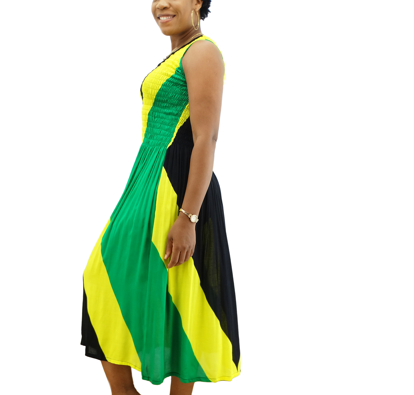 DS-2101, Ladies  Long Cotton Dress Asst Styles