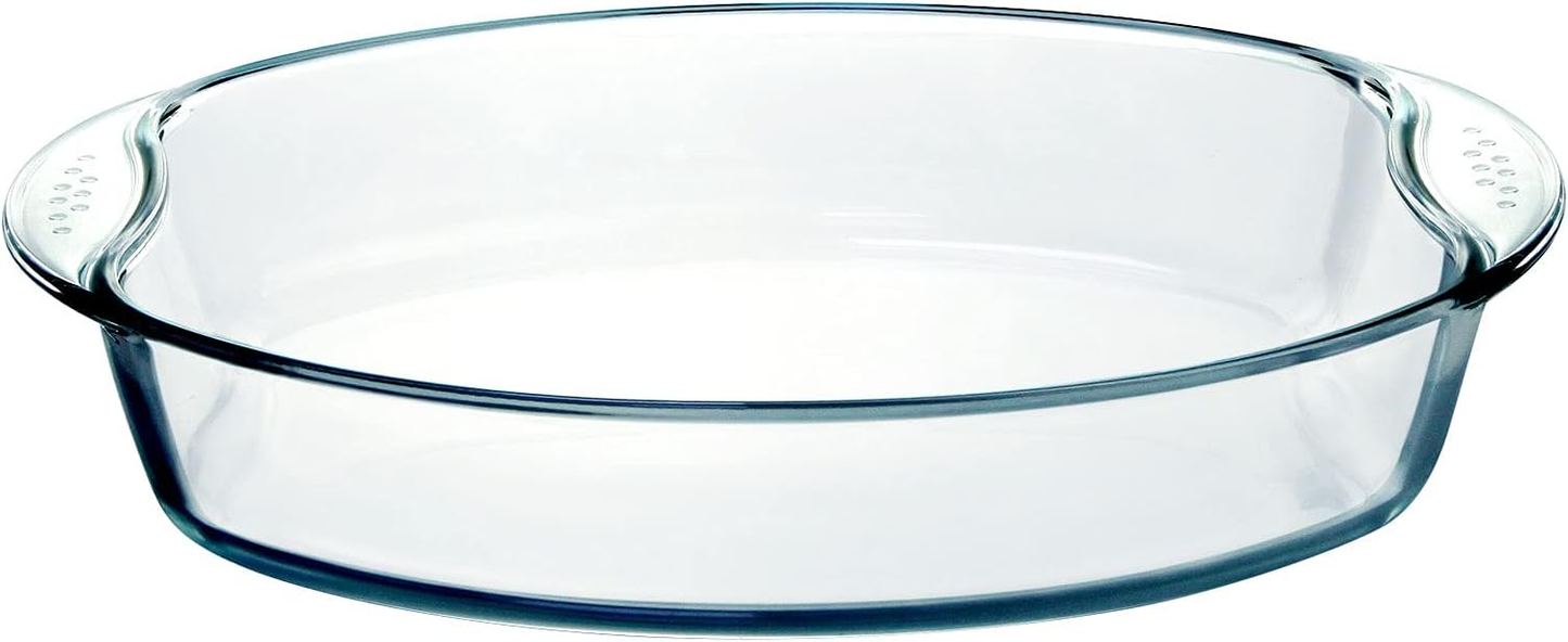 BS40365, Baker's Secret - 2.8L Oval Glass Baking Dish (13.6" x 9.4")