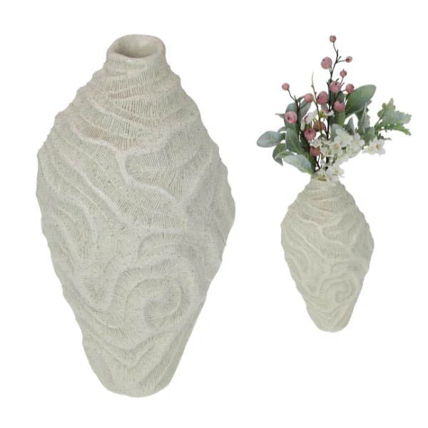 234910, Vase Resin Coral 10"
