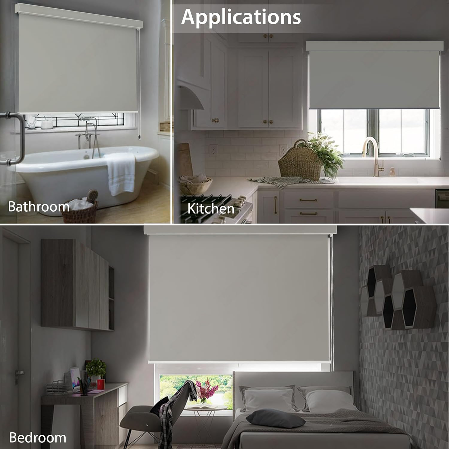 Bahit - Blackout Roller Shade - 122X229CM