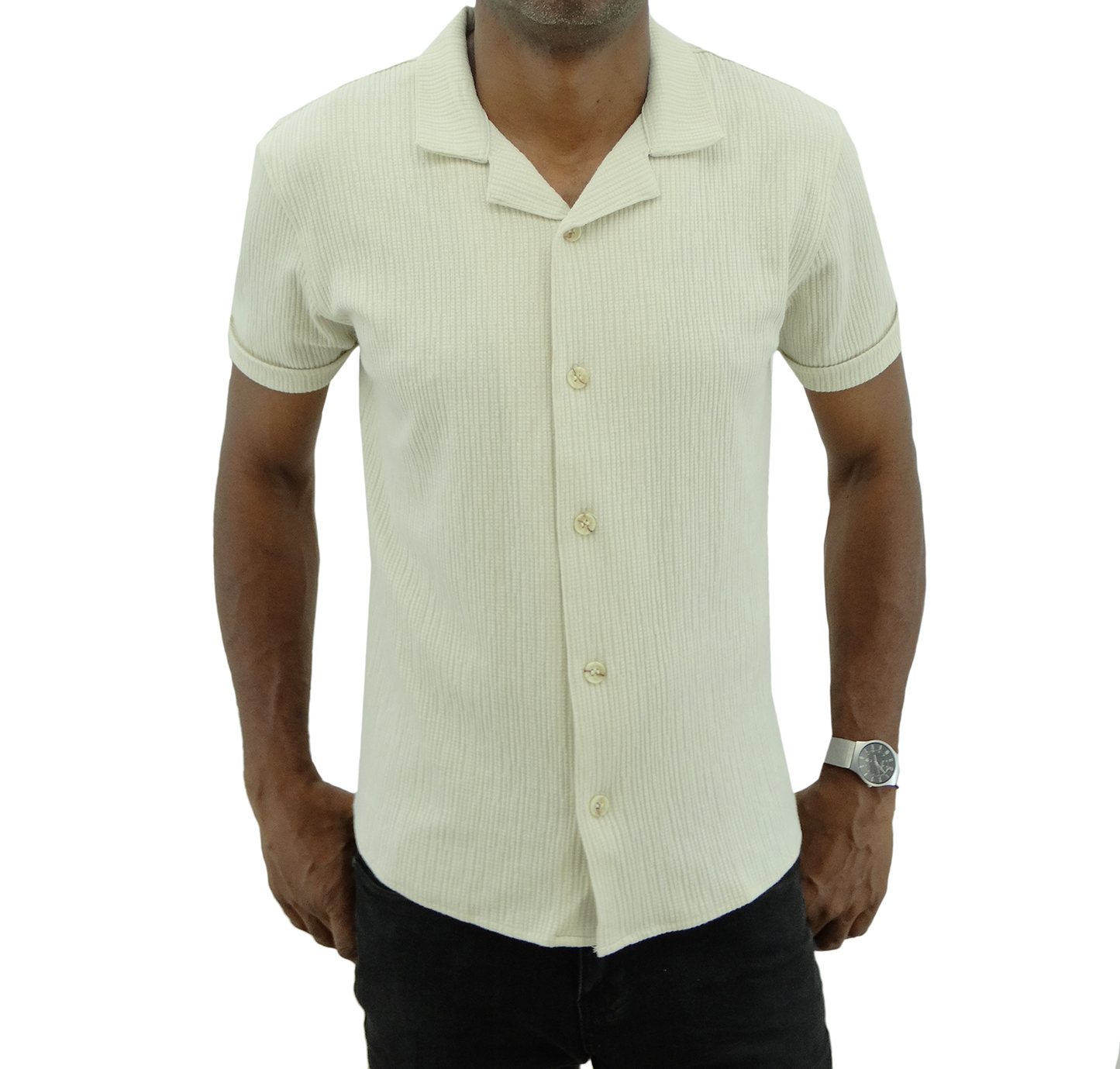 EG1854, Twister - Men's Short Sleeve Casual Shirt (S-XXL)