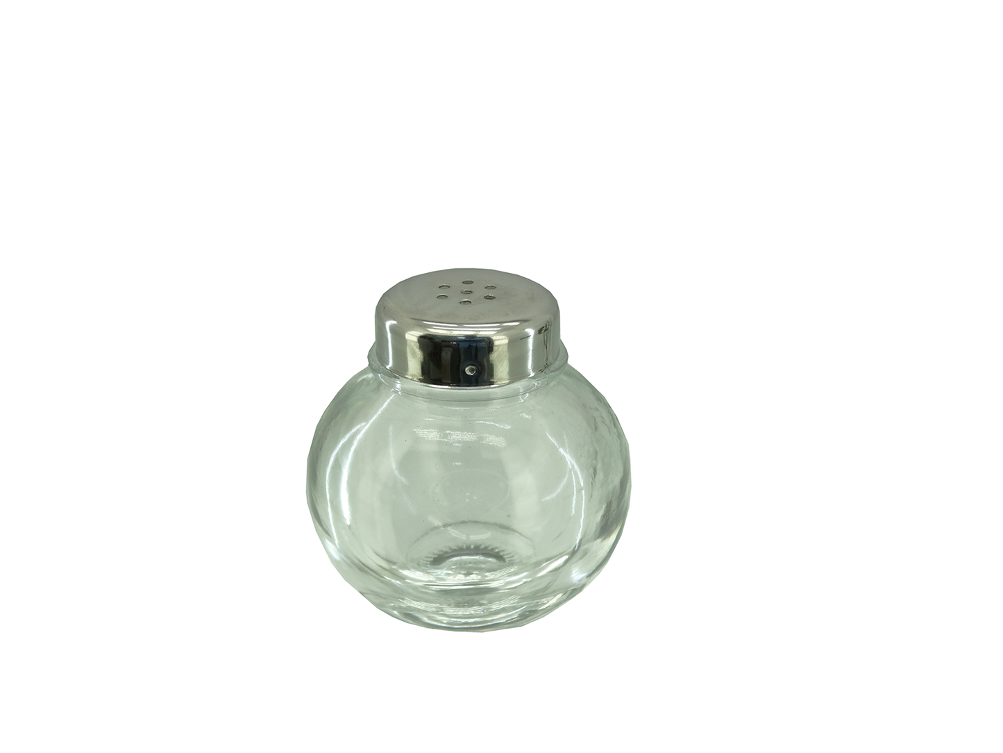 EW65091, Euro-Ware 3pc Glass Salt&Pepper Shaker W/Metal Rack