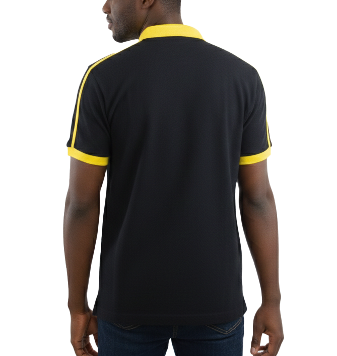 ME10100, Men Jamaica Color Two Tone Polo T-Shirt