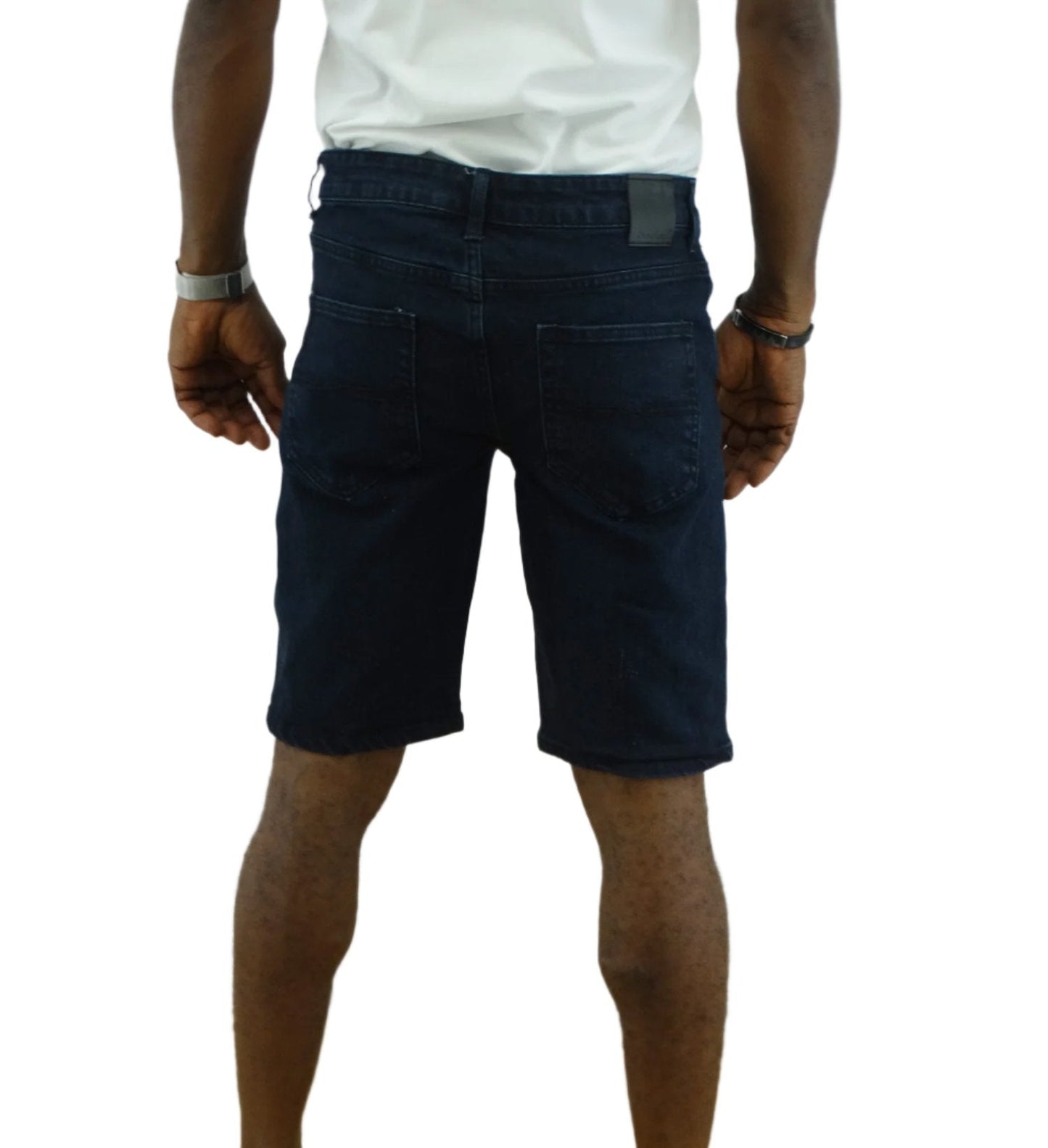 NL4620, Never Legal Men's Jeans Shorts - Navy