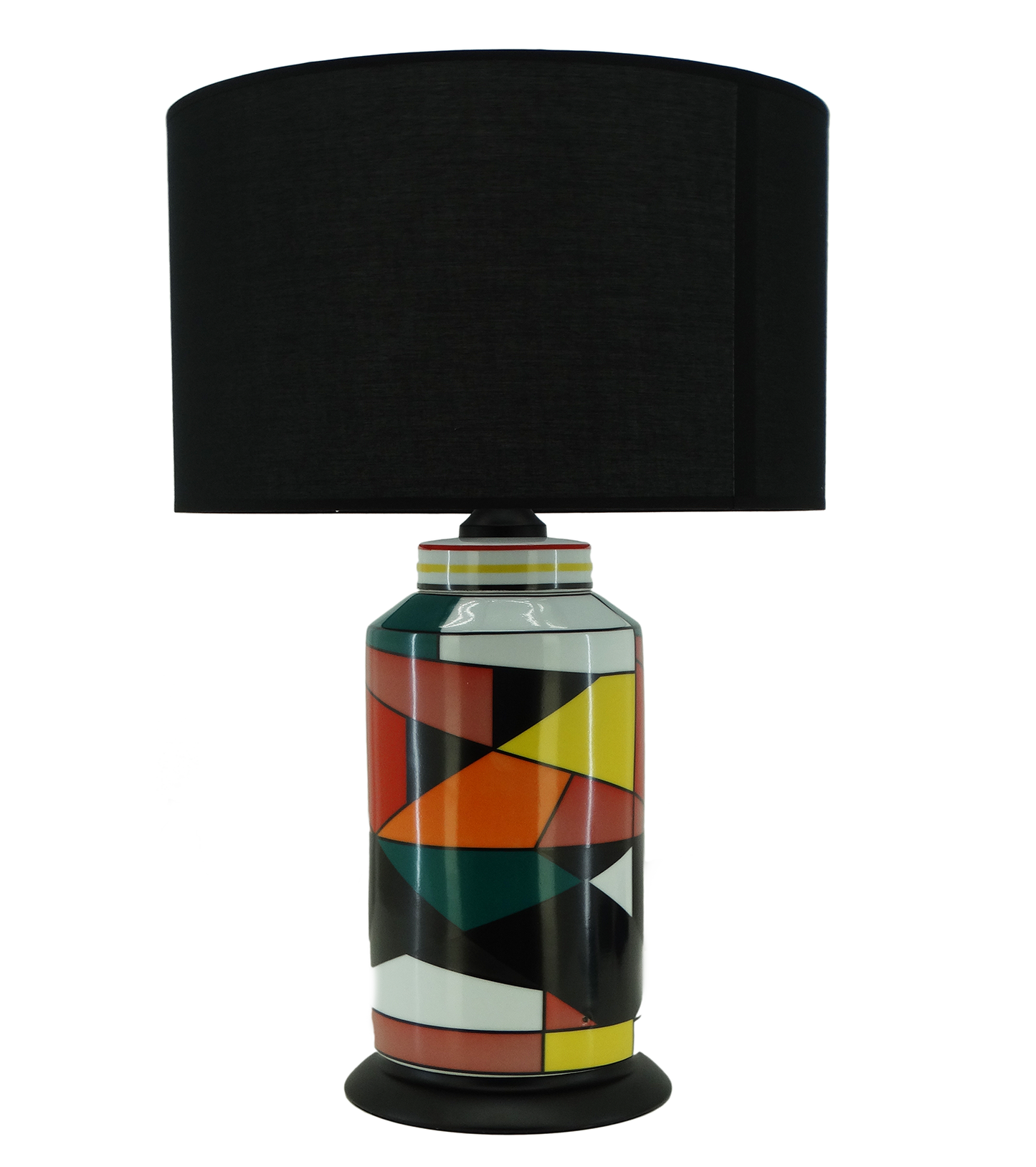 MK1810, Multi Colored 25" Ceramic Table Lamp