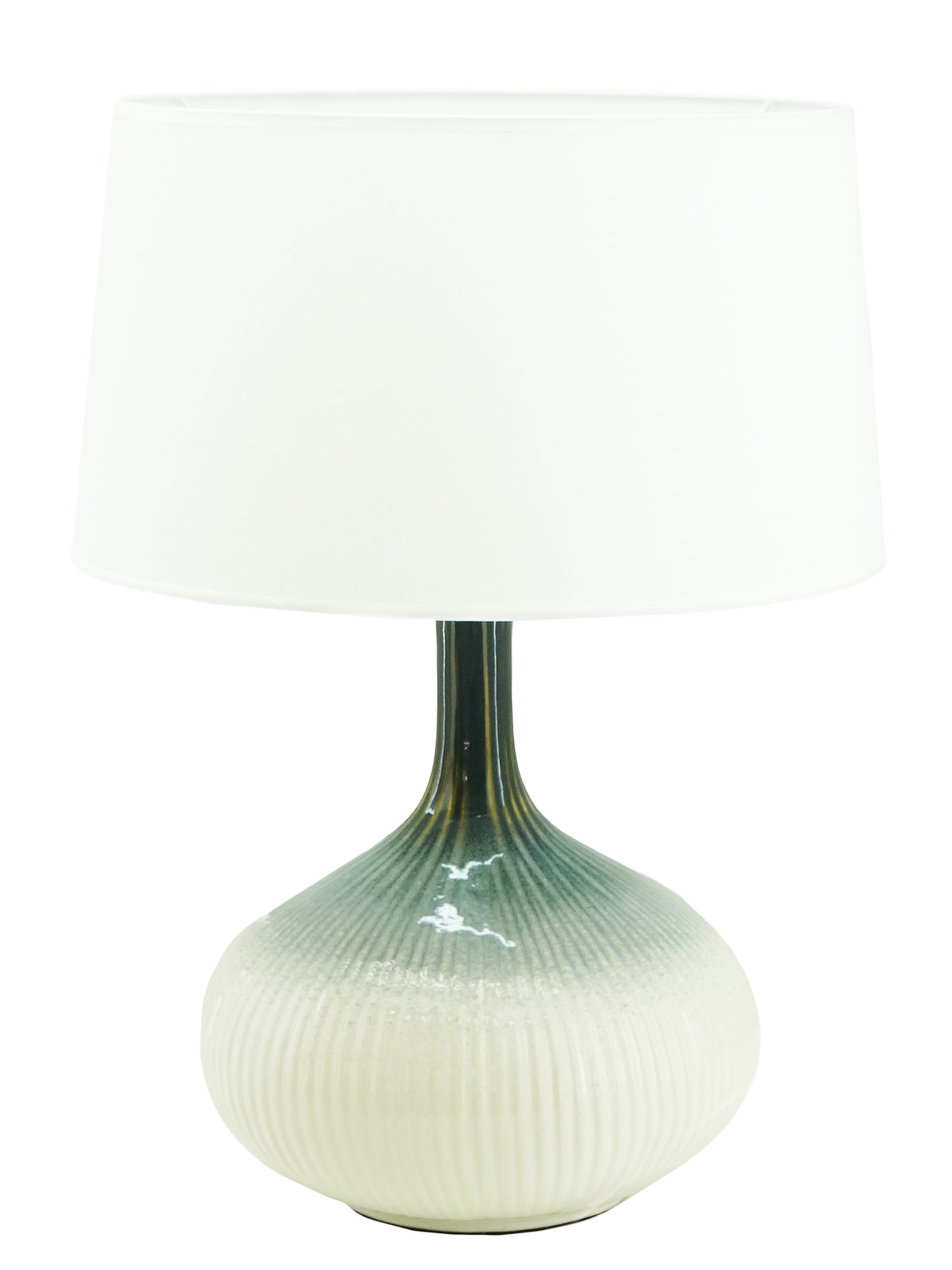 MK2482, Ceramic Table Lamp - 26" - Green & White