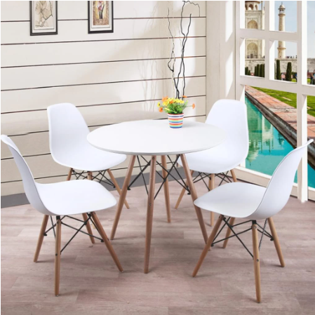 MDFWHTT,  Modax, Round Table - White