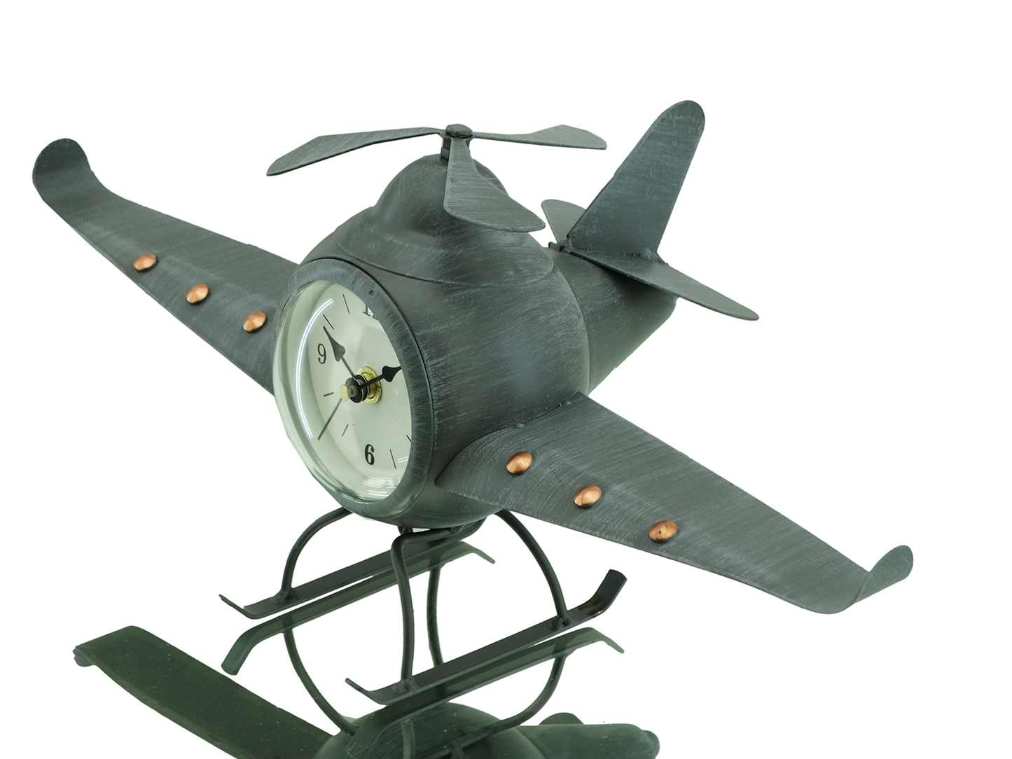 T2104, Antique Helicopter Clock