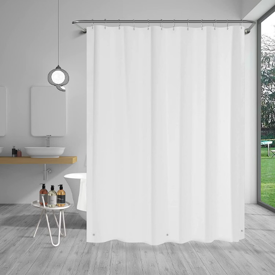 YML008352, Juliette LaBlanc - Peva Shower Liner 72x72" - Frosty